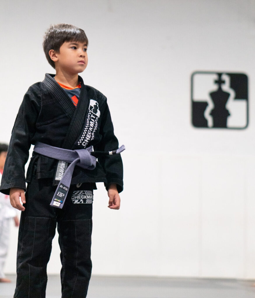 kids confident in bjj